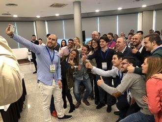 Sergio Sánchez proclamado presidente de NNGG de Guadalajara con el 90% de los votos