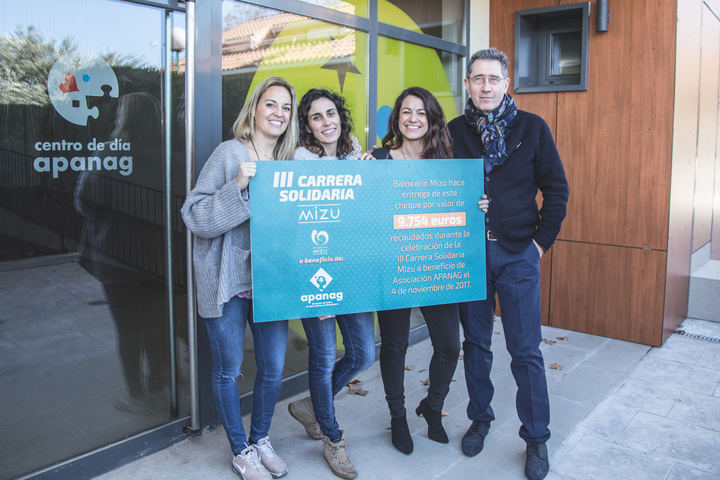 La III Carrera solidaria Mizu recauda casi 10.000 euros a favor de Apanag