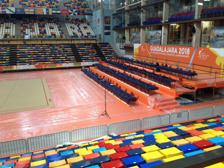 Este martes comienzan a llegar a Guadalajara las participantes del Campeonato de Europa de Gimnasia Rítmica