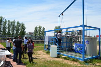 La EDAR de Guadalajara recibe una visita técnica a su planta piloto del proyecto ‘Life+Transfomem’