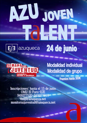 Abierta la inscripción en el concurso 'Azu Joven Talent'