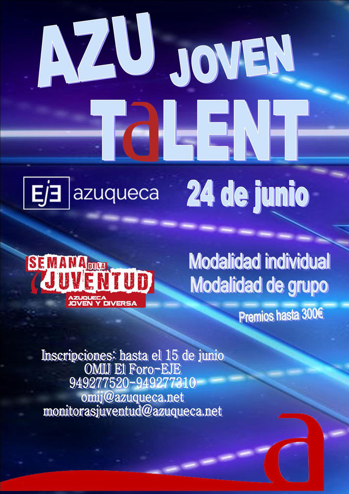 Abierta la inscripción en el concurso 'Azu Joven Talent'