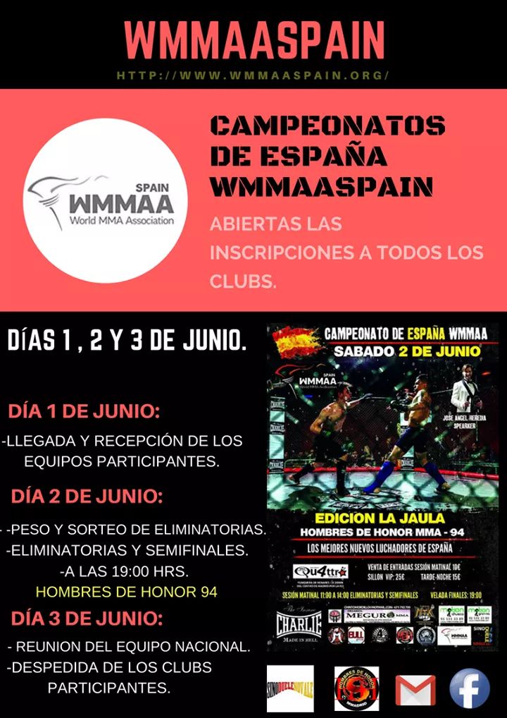 Yunquera de Henares acogerá este sábado 2 de junio el Campeonato de España de WMMAA