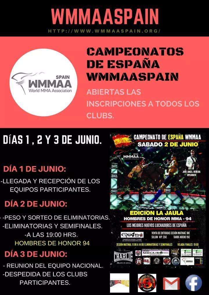 Yunquera de Henares acogerá este sábado 2 de junio el “Campeonato de España de WMMAA”