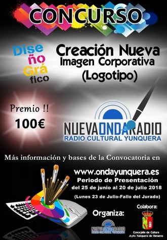 Nueva Onda Radio Yunquera convoca un concurso para el diseño de su nuevo logotipo que la represente y sea su nueva imagen corporativa