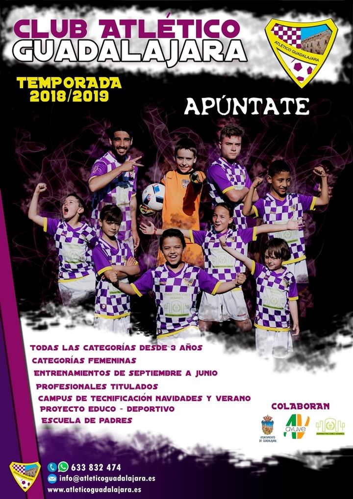 Abierto el plazo de inscripción en el Club Atlético de Madrid para la temporada 2018/2019