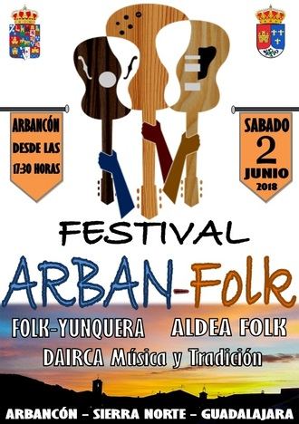 El próximo sábado 2 de junio, primer festival ‘Arban-Folk’ en Arbancón