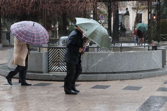 Cambio drástico del tiempo este viernes en Guadalajara: Bajada de las temperaturas y lluvias durante toda la jornada