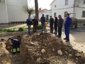La Diputación renueva la red de abastecimiento de varias calles de Gajanejos