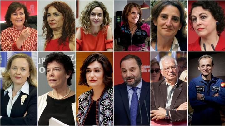 Todos los hombres y mujeres del Gobierno socialista de Pedro Sánchez, con Magdalena Valerio como ministra de Trabajo
