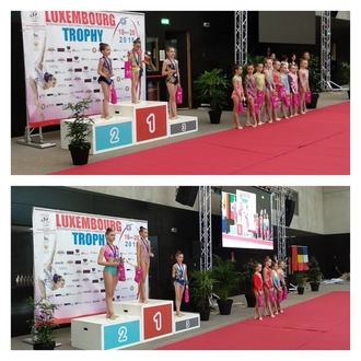 El Club Rítmica Infantado triunfa en Luxemburgo