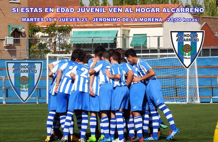 Jornadas de Captación del Hogar Alcarreño, para Juveniles