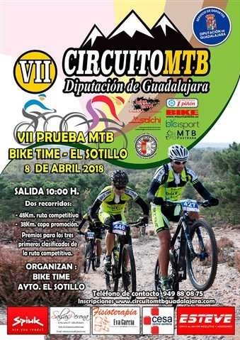 Este domingo, VII Bike Time-El Sotillo, tercera prueba del Circuito MTB Diputación de Guadalajara