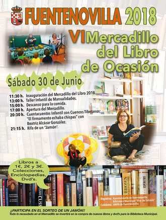 Este sábado, VI Mercadillo del Libro de Segunda Mano en Fuentenovilla