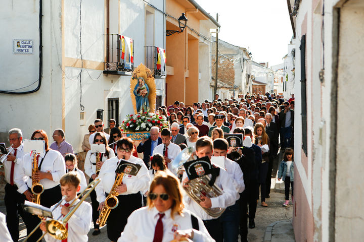 Fuentenovilla honra a sus patronos, la Virgen del Perpetuo Socorro y San Isidro Labrador