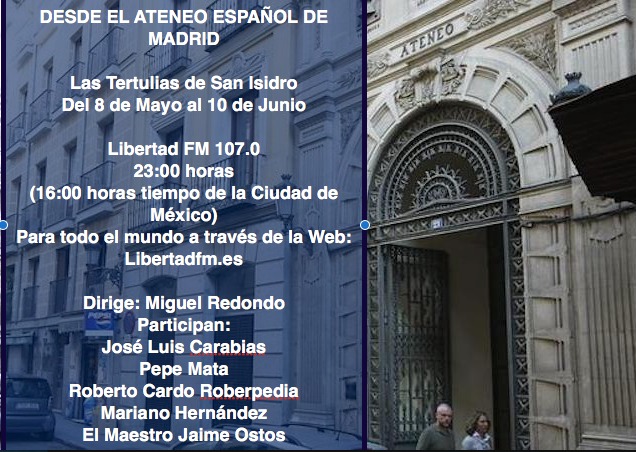 Las Tertulias Taurinas de San Isidro desde el despacho de Manuel Azaña en el Ateneo de Madrid