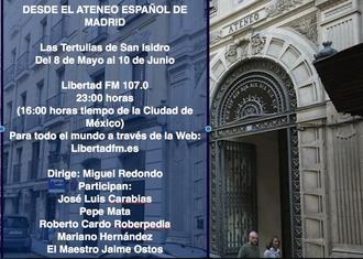 Las Tertulias Taurinas de San Isidro desde el despacho de Manuel Aza&#241;a en el Ateneo de Madrid