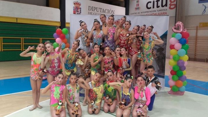 Más de 300 gimnastas participaron en la última fase del Circuito Provincial de Rítmica
