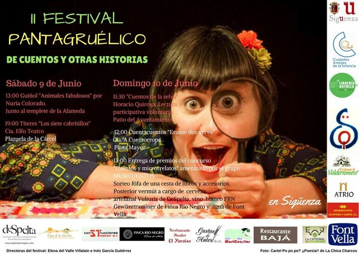 Este fin de semana, II Festival Pantagruélico de Cuentos y Otras Historias en Sigüenza