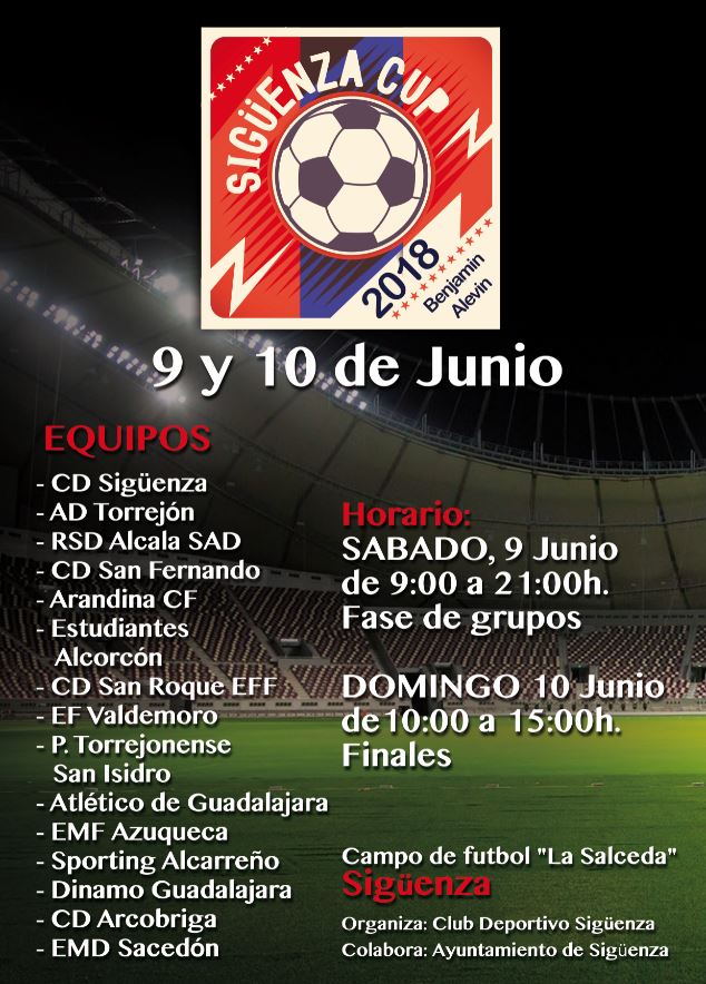 El Club Deportivo Sigüenza organiza este fin de semana el V Torneo Sigüenza Cup