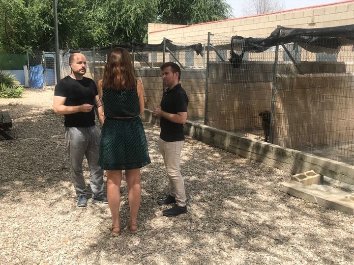 Ciudadanos visita el centro municipal de acogida de animales de Guadalajara