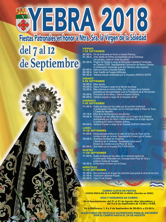 Tradiciones, toros y verbenas musicales protagonizan las fiestas de la Virgen de la Soledad en Yebra