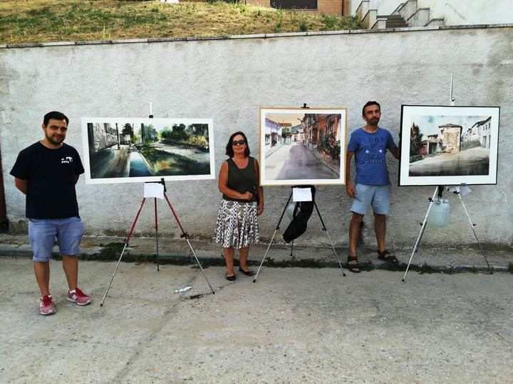 Málaga del Fresno celebró su X Concurso Nacional de Pintura Rápida al Aire Libre