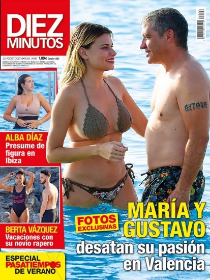 DIEZ MINUTOS Martina Klein y Álex Corretja, entregados a la pasión en Ibiza