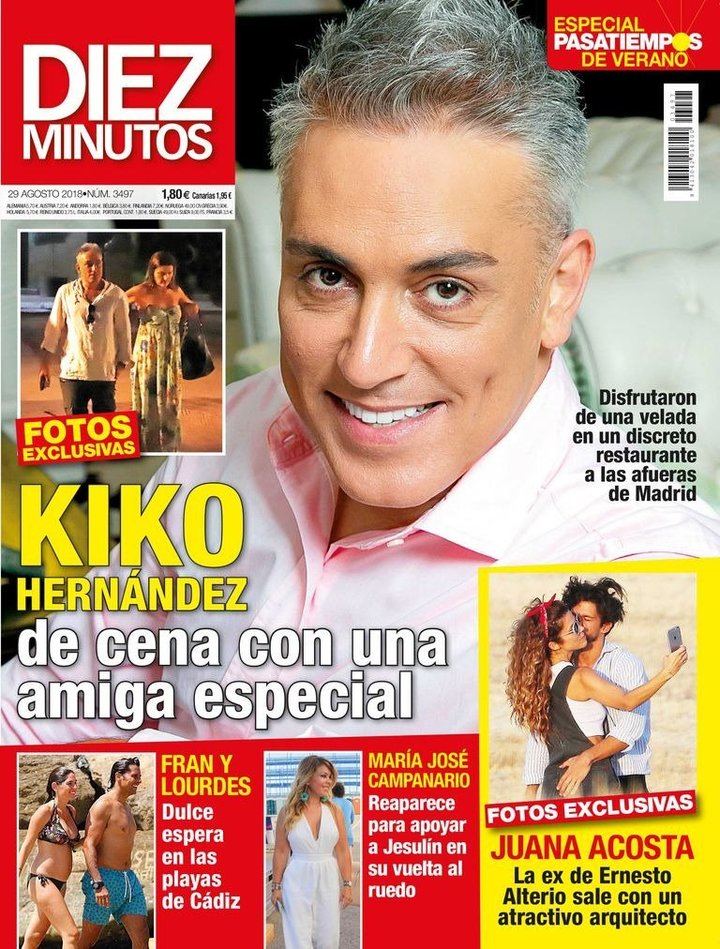 DIEZ MINUTOS Kiko Hernández cena con una amiga especial