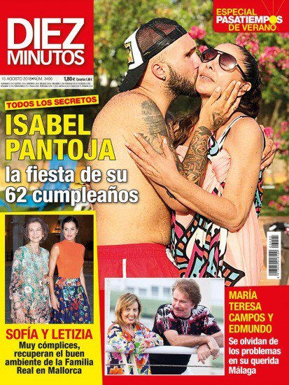 DIEZ MINUTOS Todos los secretos del cumpleaños de la Pantoja.-