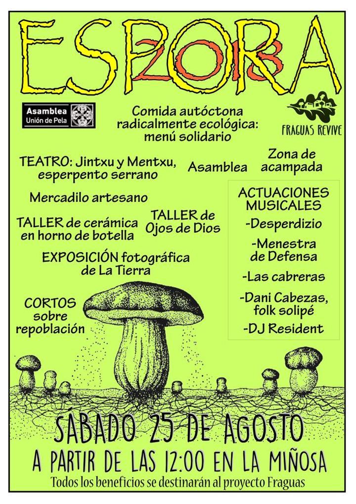 La Miñosa acogerá el VII Festival Espora 2018