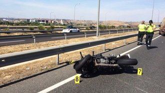 Fallece un motorista de 33 años tras salirse de la vía en la CM-1006 en La Huerce
