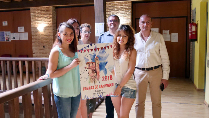 Anna Zelinskaya, ganadora del concurso de carteles de San Roque 2018 en Sigüenza