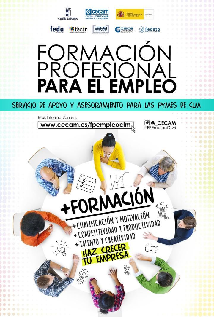 CEOE-Cepyme Guadalajara asesora a empresas sobre la formación profesional para el empleo
