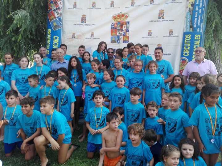 Intenso fin de semana del XXX Interpueblos de Natación que organiza la Diputación de Guadalajara