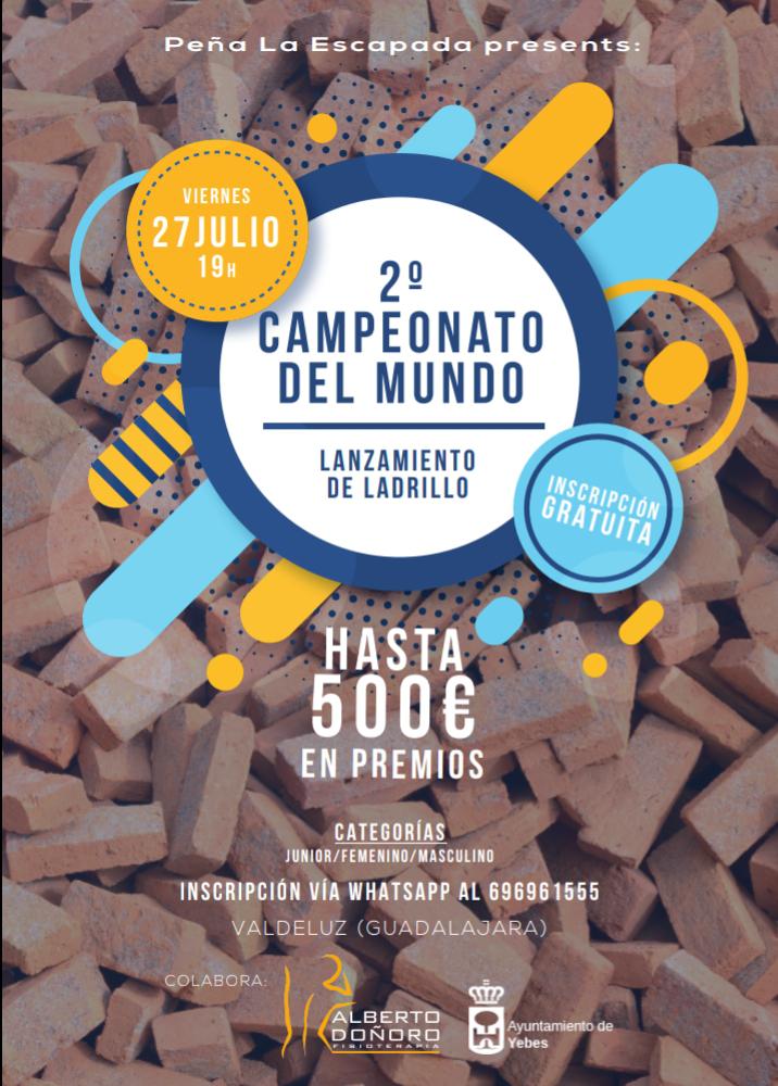 II Campeonato del Mundo de lanzamiento de ladrillo de Valdeluz