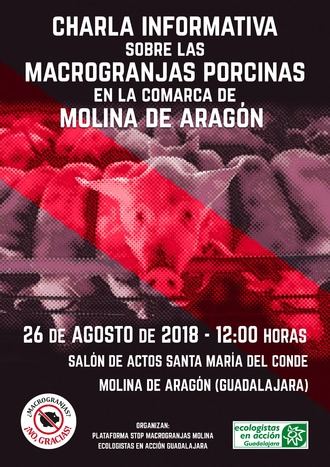 Ecologistas en Acción considera insuficiente ampliar a 2.000 metros la distnacia del núcleo urbano para la instalación de macrogranjas de cerdos