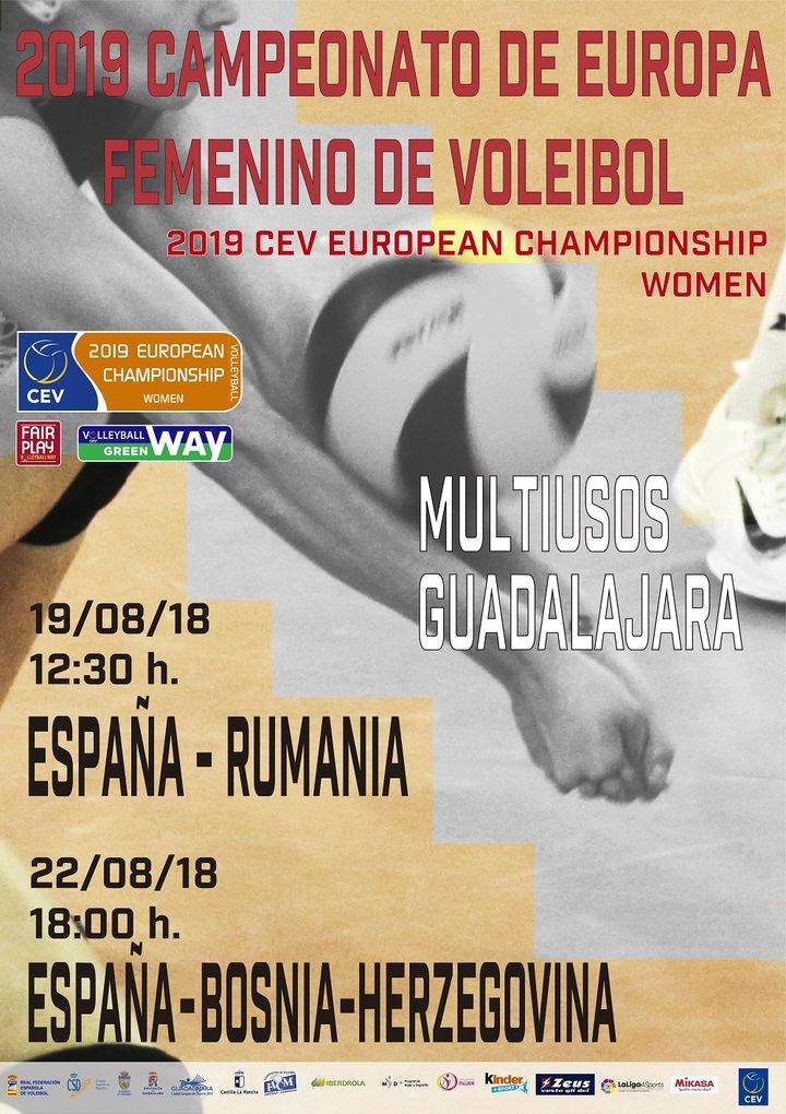 El Palacio Multiusos acoge dos partidos clasificatorios para el Campeonato de Europa Femenino de Voleibol
