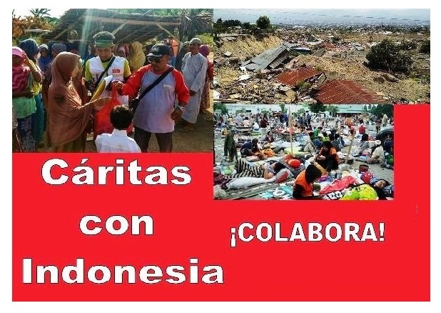 Cáritas Diocesana llama a la solidaridad con Indonesia