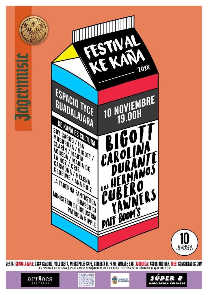 Carolina Durante, Los Hermanos Cubero, Bigott, Yawners y Paff Boom’s cierran el cartel más ambicioso de la historia del festival Ke Kaña