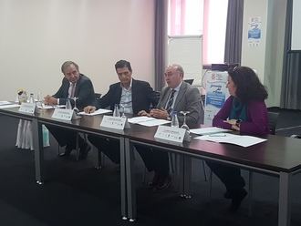 El presidente de la Diputación de Guadalajara participa en Trillo en la apertura de las jornadas del Colegio de Economistas