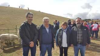 Enjuto resalta el apoyo de la Diputación de Guadalajara para seguir manteniendo la Feria de Ganado de Cantalojas