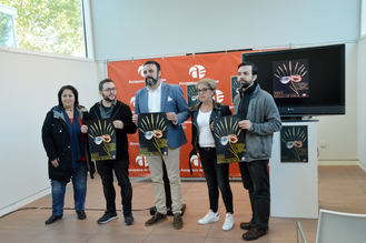 Emilio Gutiérrez Caba y Natalia Verbeke, en la XXXV Muestra Nacional Espiga de Oro