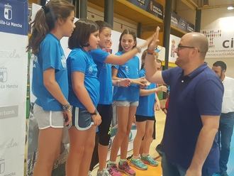 El diputado de Deportes participa en la Gala del Deporte en Edad Escolar celebrada en el Polideportivo San José