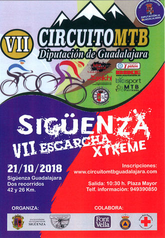 El domingo 21, VII Escarcha Xtreme, penúltima prueba del Circuito MTB Diputación de Guadalajara