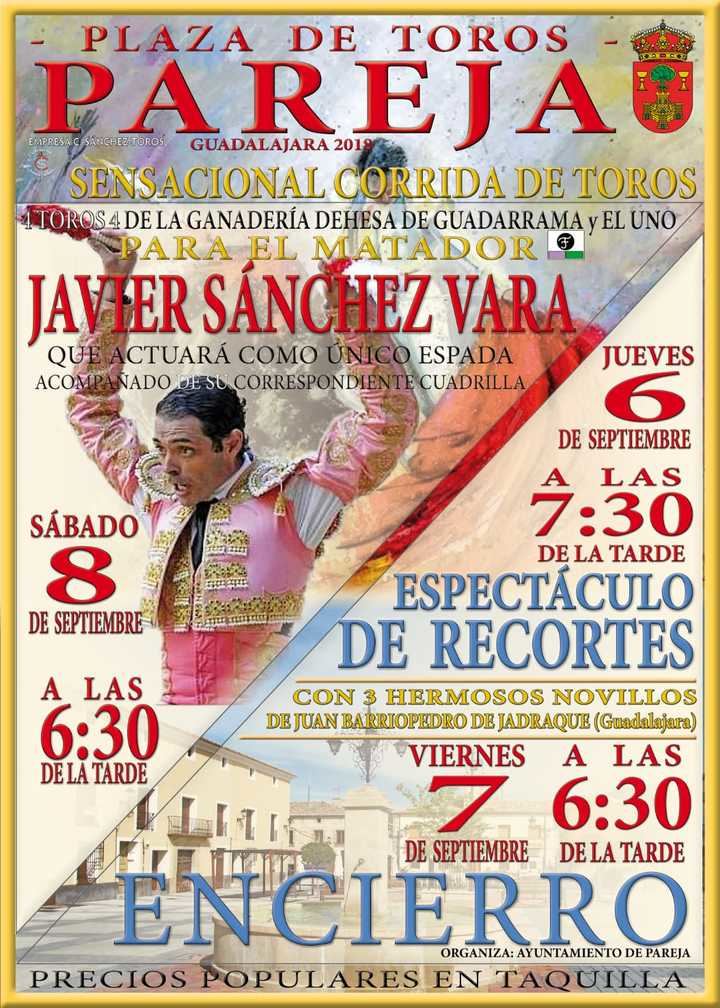 Sánchez Vara se encerrará con cuatro toros en la Plaza del Torreón de Pareja