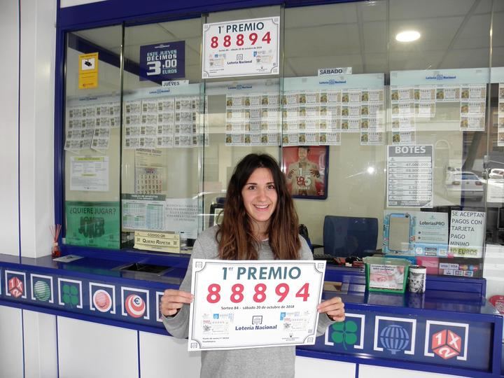 Parte del 1º premio del Sorteo de la Lotería Nacional de este sábado se ha vendido en la administración nº 5 de Guadalajara