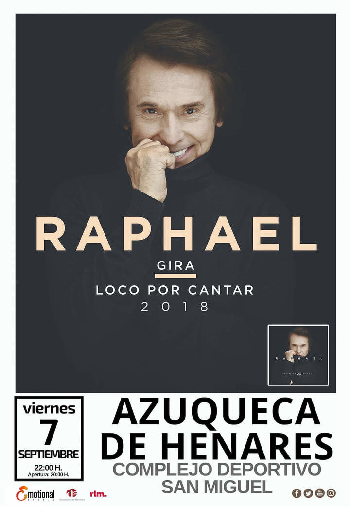 Una tromba de agua obliga a suspender el concierto de Raphael en Azuqueca al poco de su inicio