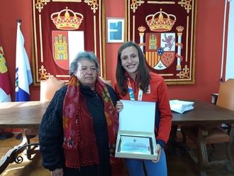 El pueblo de Romancos rinde homenaje a la deportista alcarreña Noelia de las Heras