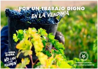 La Juventud Comunista en Guadalajara denuncia la situación de abusos e ilegalidad que sufren las y los trabajadores de la vendimia